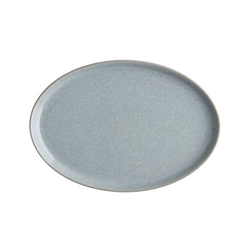 Denby Elements Light Grey Medium Oval Tray