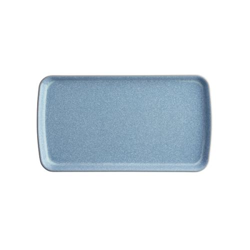 Denby Elements Blue Small Rectangular Platter