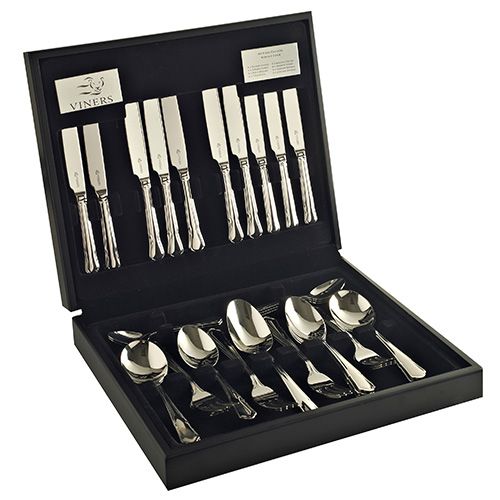 Viners Dubarry 18/10 Stainless Steel 44 Piece Canteen FREE Extra Six Teaspoons
