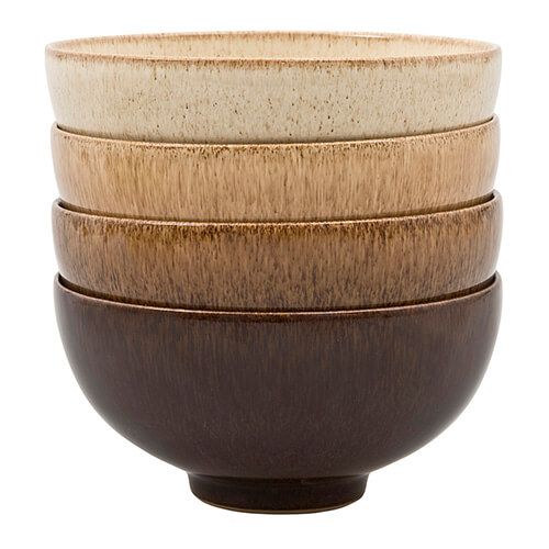 Denby Studio Craft 4 Piece Rice Bowl Set