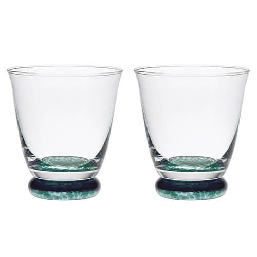 Denby Greenwich / Regency Green Pack Of 2 Small Tumblers