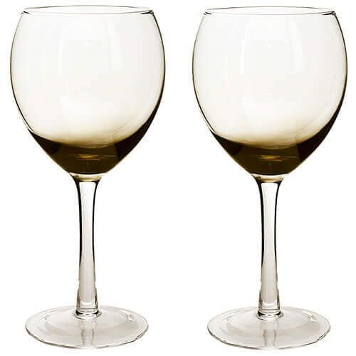 Denby Halo / Praline Red Wine Glass Pack Of 2