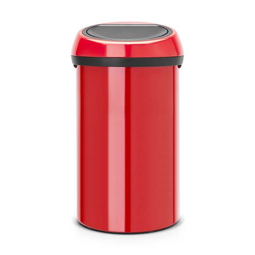 Brabantia Touch Bin 60 Litre Passion Red