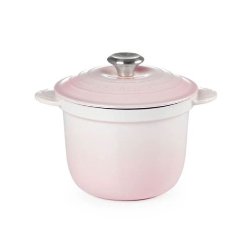 Le Creuset Cast Iron Cocotte Every 18cm Rice Pot Shell Pink