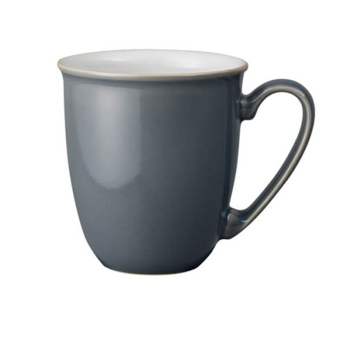 Denby Elements Fossil Grey Coffee Beaker/Mug