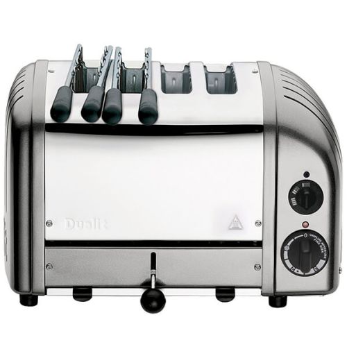 Dualit Classic Combi Vario AWS Metallic Silver 2x2 Slot Toaster