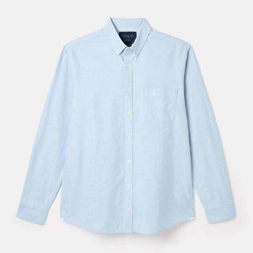 Joules Mens Blue Long Sleeve Oxford Shirt