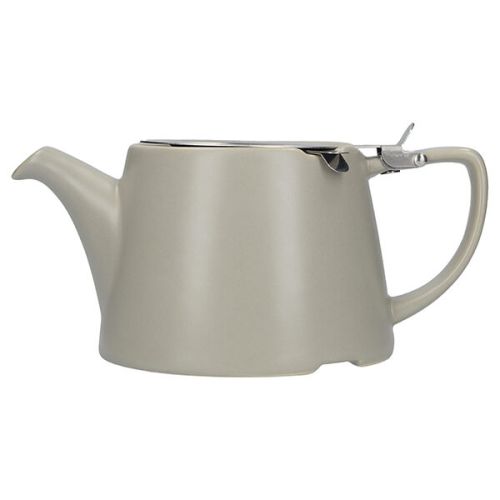 London Pottery Oval Filter 3 Cup Teapot Satin Grey
