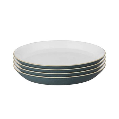 Denby Impression Charcoal 4 Piece Medium Plate Set