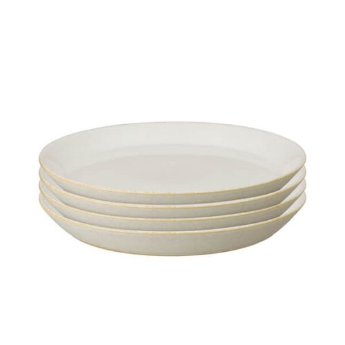 Denby Impression Cream 4 Piece Medium Plate Set
