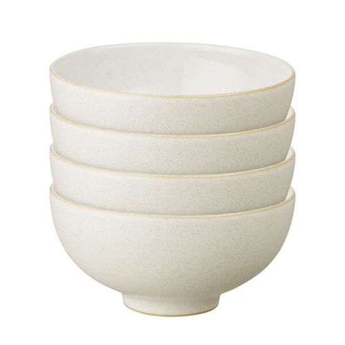 Denby Impression Cream 4 Piece Rice Bowl Set