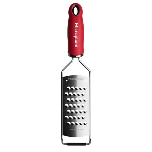 Microplane Gourmet Series Extra Coarse Grater Red