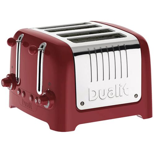 Dualit Lite 4 Slot Toaster Gloss Red