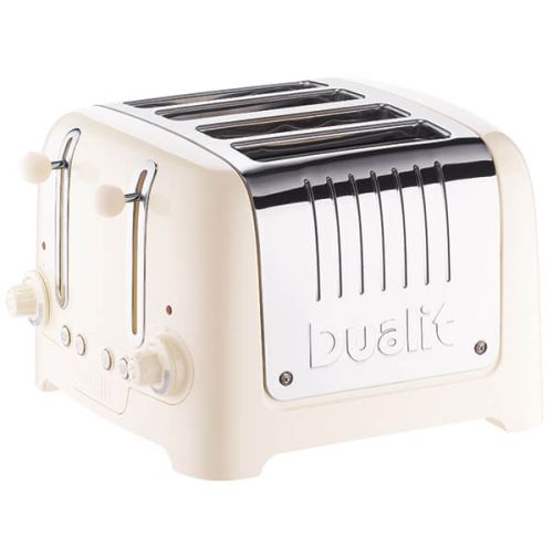 Dualit Lite 4 Slot Toaster Canvas White
