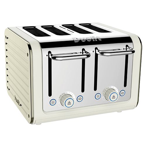 Dualit Architect 4 Slot Canvas Body With Canvas White Panel Toaster