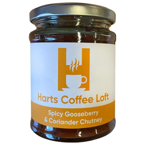 Harts Coffee Loft Spicy Gooseberry & Coriander Chutney 310g