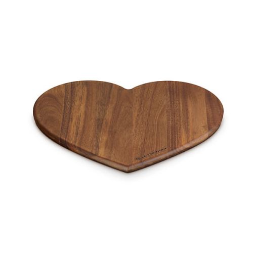Le Creuset L'Amour Heart Collection 33cm Acacia Wood Heart Serving Board