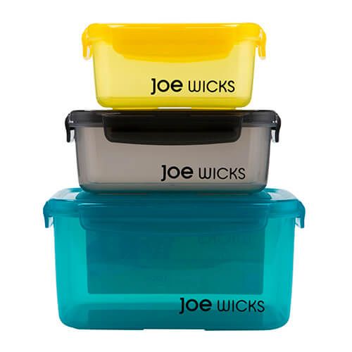 Joe Wicks Container Rectangular 3 Piece Set
