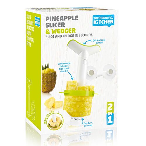 Tomorrow's Kitchen Pineapple Slicer Set Of 3 & Wedger