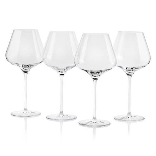 Le Creuset Burgundy Wine Glasses Set of 4