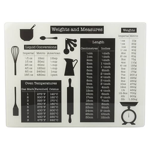 Everyday Home Weights And Measures Glass Work Surface Protector