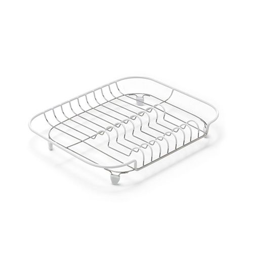 Addis Compact Draining Rack White / Stainless Steel