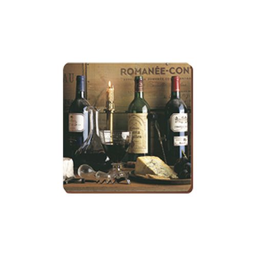 Creative Tops Vintage Wine Set Of 6 Premium Coasters