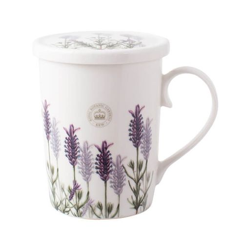 Royal Botanic Gardens Kew Lavender Mug, Coaster & Infuser