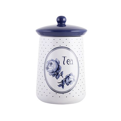 Katie Alice Vintage Indigo Ceramic Tea Jar
