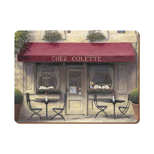 Creative Tops Chez Colette Set Of 6 Premium Table Mats