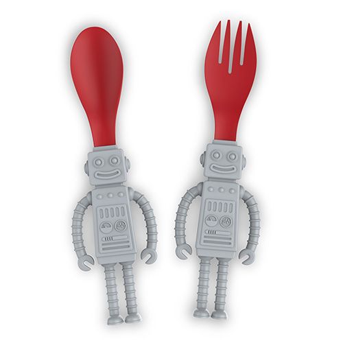 Fred and Friends YumBots Childrens Cutlery