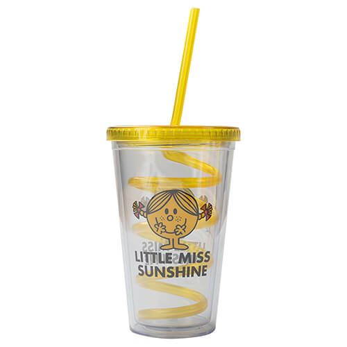Mr Men Little Miss Sunshine Cup With Straw