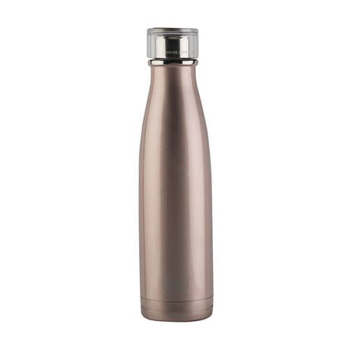 Built 483ml Double Walled Stainless Steel Water Bottle Rose Gold