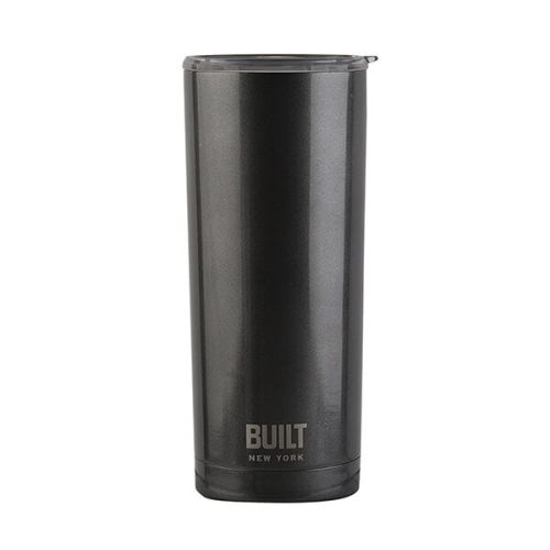 Built 568ml Double Walled Stainless Steel Travel Mug Charcoal Grey