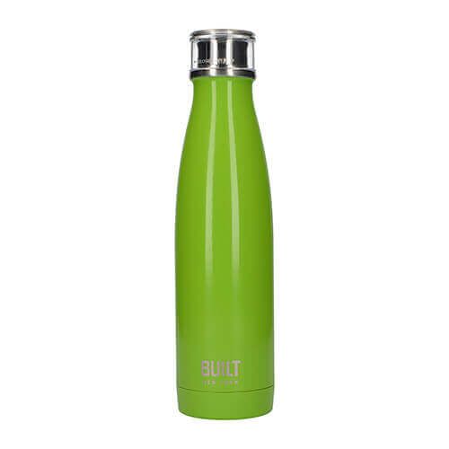 Built 483ml Double Walled Stainless Steel Water Bottle Green