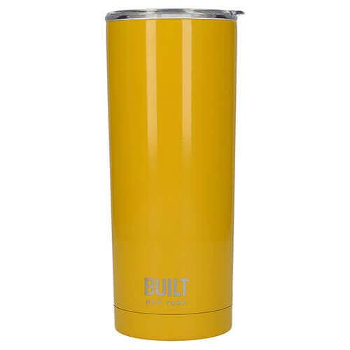 Built 568ml Double Walled Stainless Steel Travel Mug Yellow