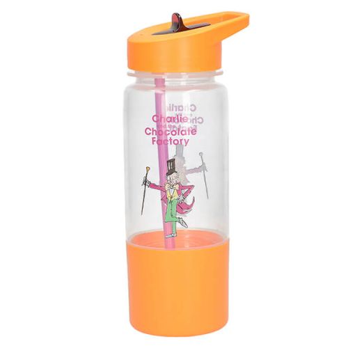 Roald Dahl Charlie And The Chocolate Factory Kids Hydration Bottle With Snack Pot