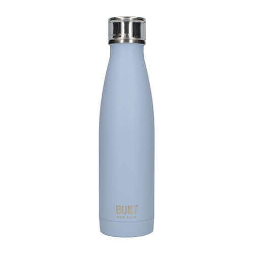 Built 483ml Double Walled Stainless Steel Water Bottle Arctic Blue