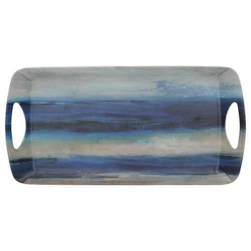 Creative Tops Blue Abstract Small Luxury Handled Tray