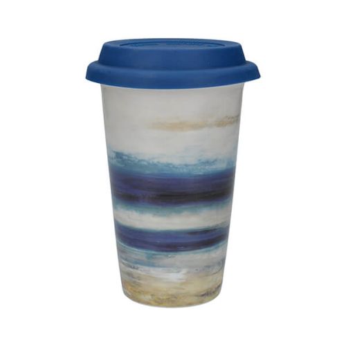 Creative Tops Blue Abstract Travel Mug