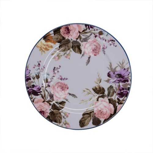 Katie Alice Wild Apricity Grey Floral Side Plate