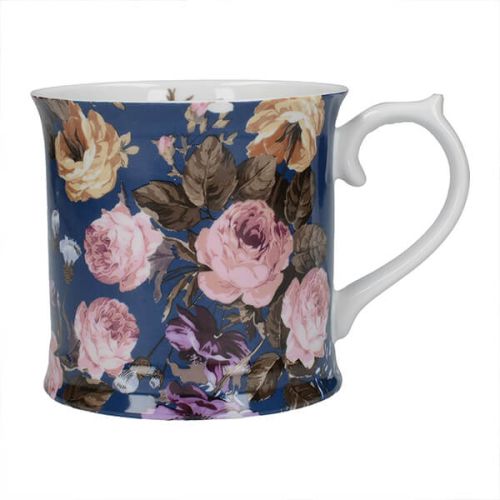 Katie Alice Wild Apricity Navy Floral Tankard Mug