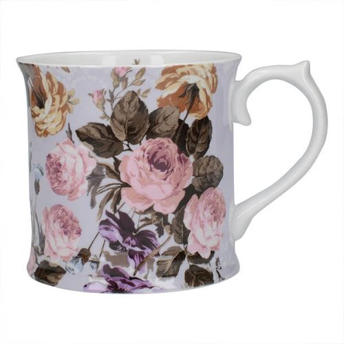 Katie Alice Wild Apricity Grey Floral Tankard Mug