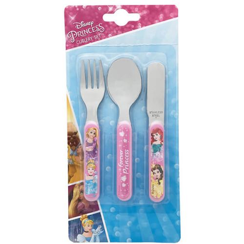 Disney Princess Forever 3 Piece Cutlery Set