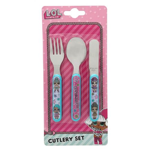 LOL Surprise 3 Piece Cutlery Set