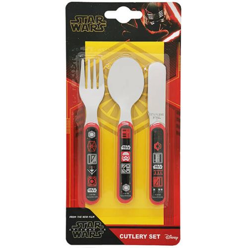 Star Wars Episode IX 3 Piece Metal Cutlery Set