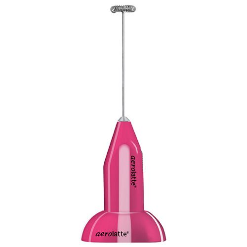 Aerolatte Pink Milk Frother with Stand