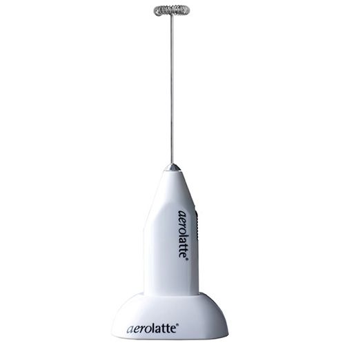 Aerolatte White Milk Frother with Stand
