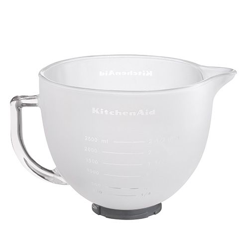 KitchenAid Artisan 4.8 Litre Frosted Glass Bowl with Lid
