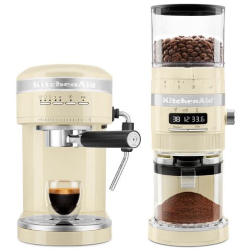 KitchenAid Artisan Semi-Auto Espresso Machine & Burr Grinder Set